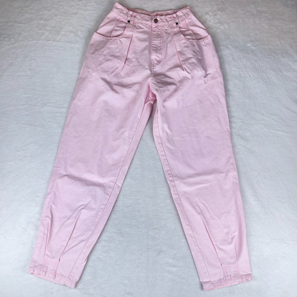 Sergio Valente Pants Womens 25 Pink Regular Fit Comfort High‎ Rise Straight Leg